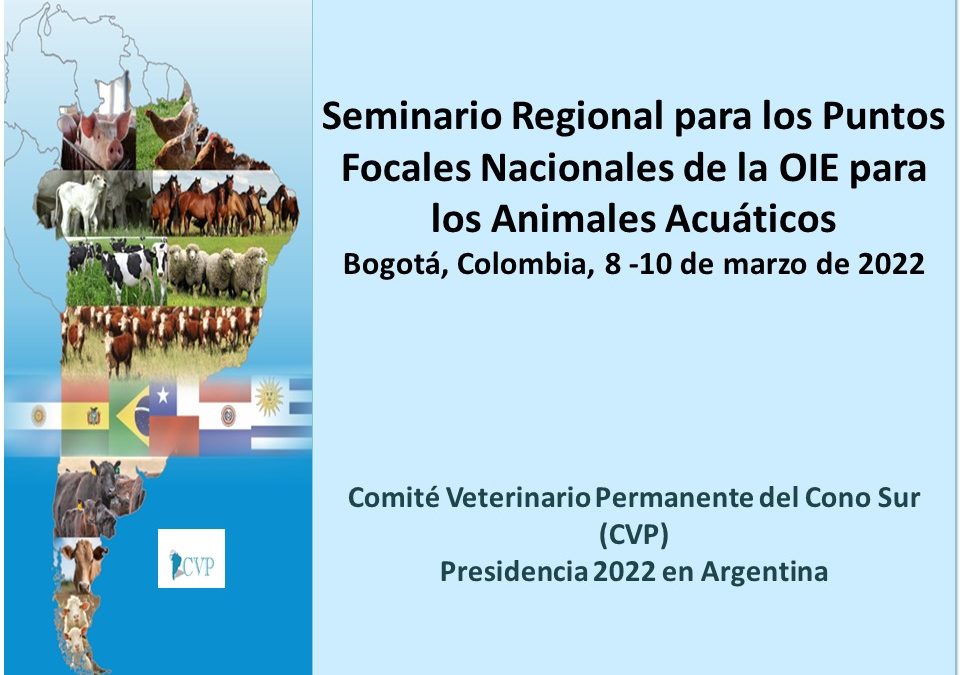 SEMINARIO REGIONAL ACUÁTICOS OIE