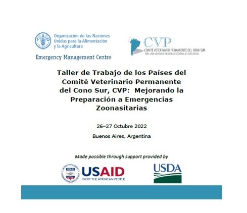 CAPACITACIÓN CVP-FAO EN EMERGENCIAS ZOOSANITARIAS